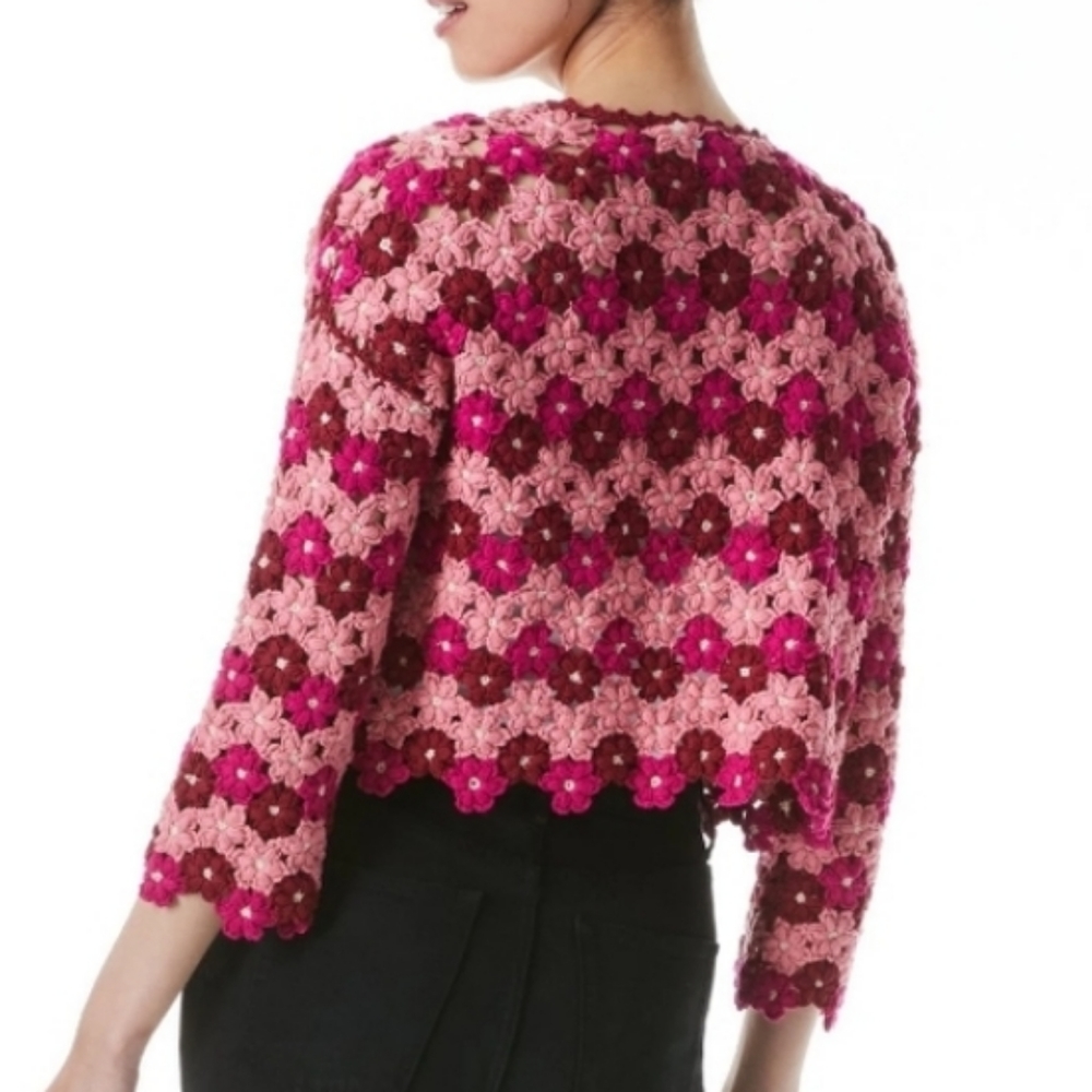 ALICE + OLIVIA Flower Cardigan - Picture 10 of 14